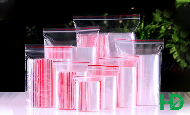 túi zipper chỉ đỏ giá rẻ - HUDUCO