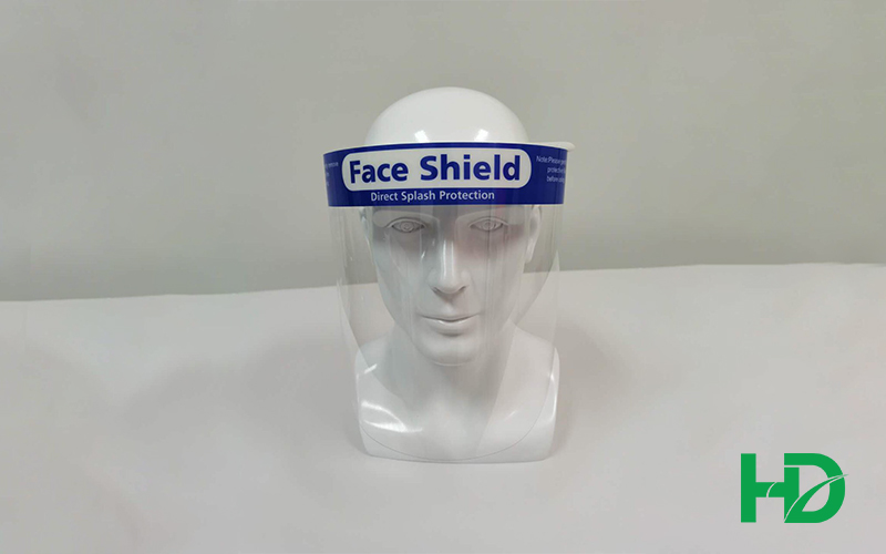 Màng pet làm mũ chống giọt bắn