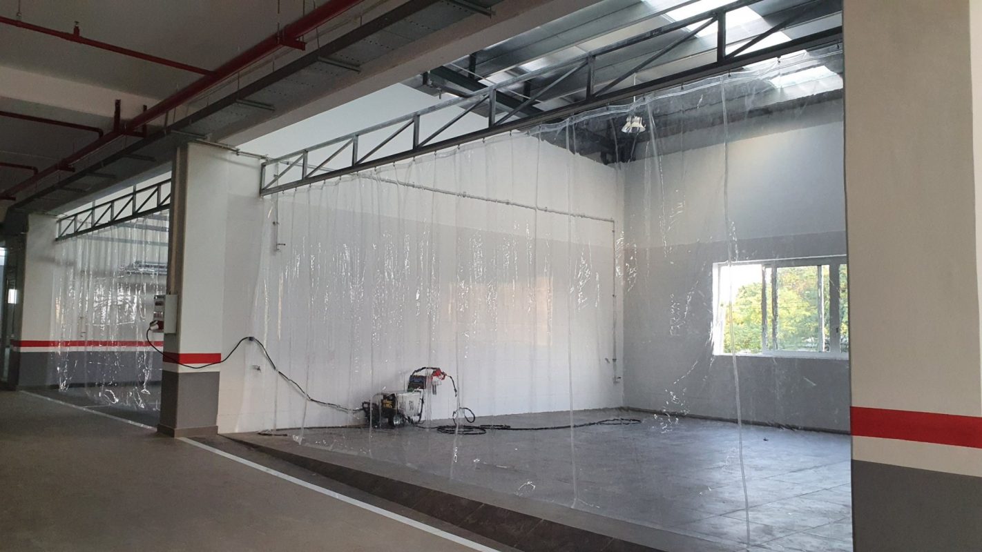 rèm bạt kéo nhựa pvc